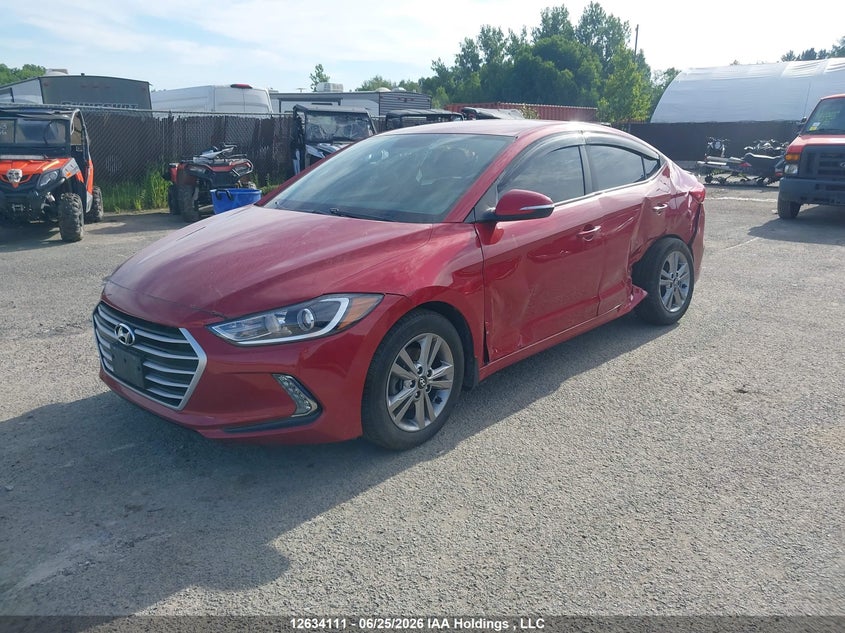 Vin: kmhd84lf1ju494196, lot: 3034515, hyundai elantra gl 20182