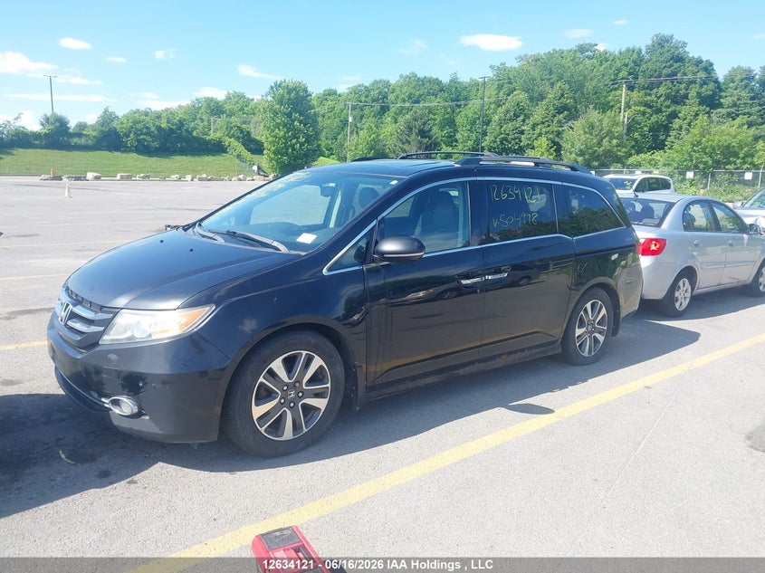 2014 Honda Odyssey, Charity, IAAI, VIN 5FNRL5H91EB504998 — photo 2
