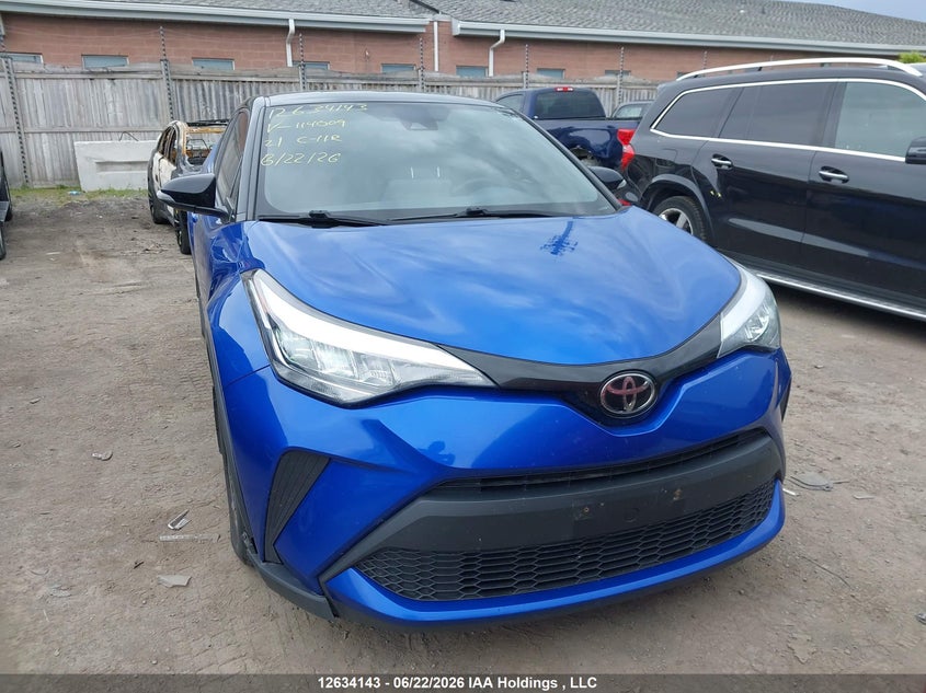 2021 Toyota C-Hr Xle/Le/Night Shade/Limited VIN: JTNKHMBX7M1114009 Lot: 12634143