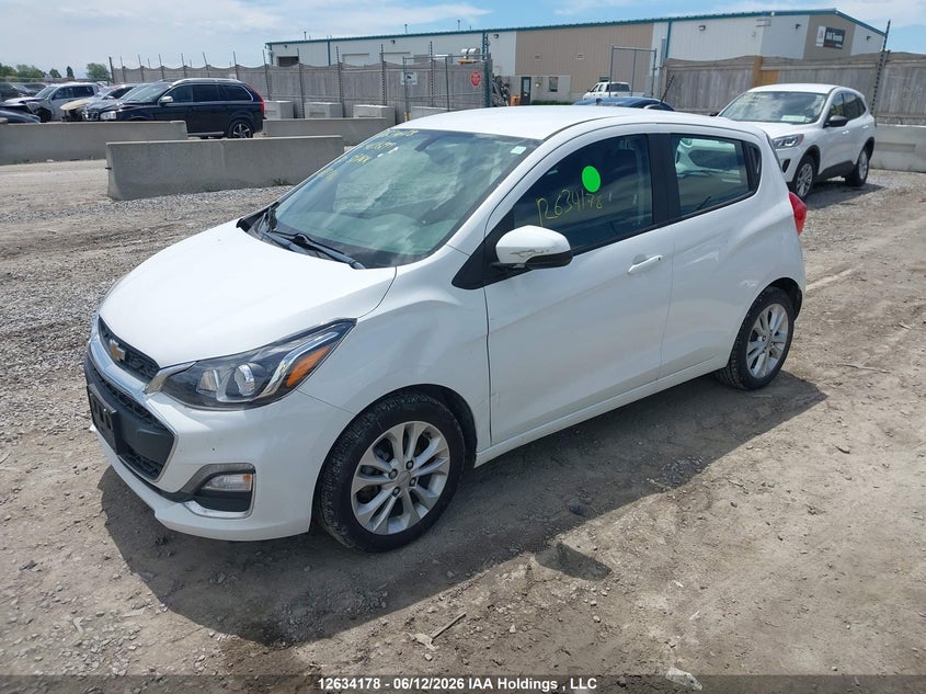 2020 Chevrolet Spark, Изъятое, IAAI, VIN KL8CD6SA5LC461619 — фото 2