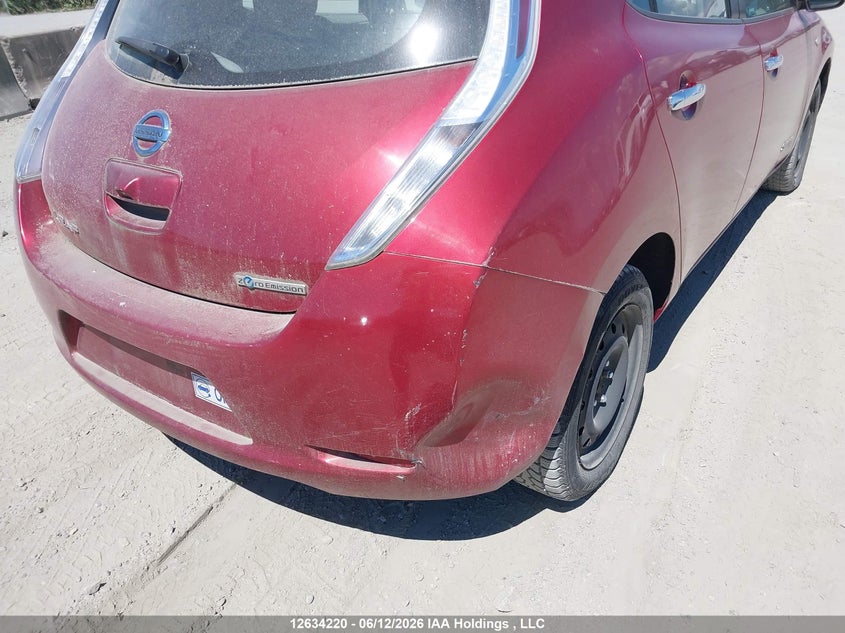 2011 Nissan Leaf Sv/Sl VIN: JN1AZ0CP3BT008181 Lot: 12634220