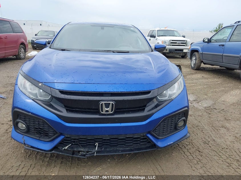 2017 HONDA CIVIC HATCHBACK 1.5L I-4 DI, DOHC, VVT, TURBO, 180HP