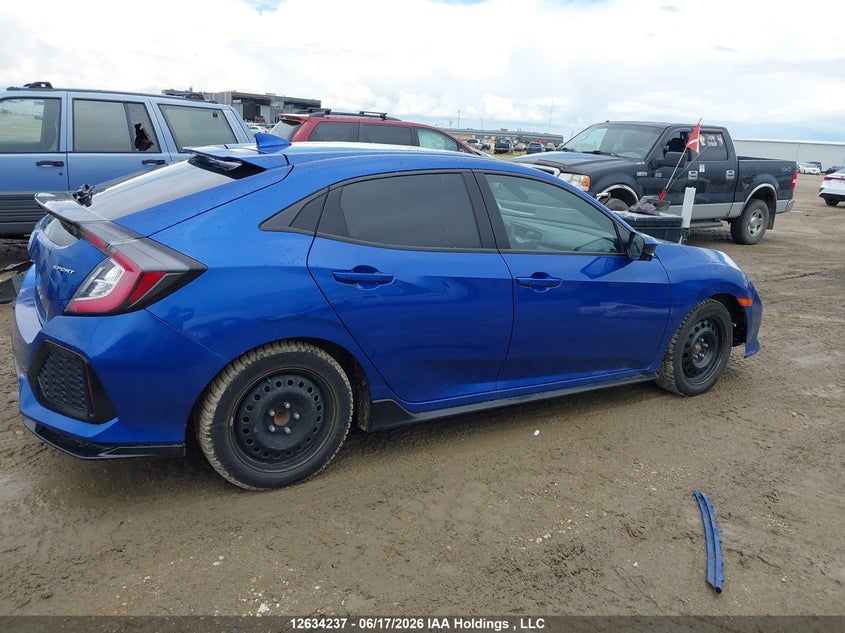 2017 HONDA CIVIC HATCHBACK 1.5L I-4 DI, DOHC, VVT, TURBO, 180HP