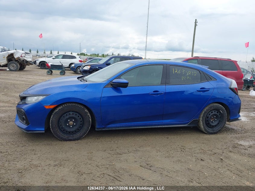 2017 HONDA CIVIC HATCHBACK 1.5L I-4 DI, DOHC, VVT, TURBO, 180HP