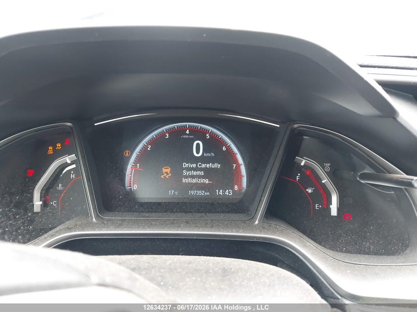 2017 HONDA CIVIC HATCHBACK 1.5L I-4 DI, DOHC, VVT, TURBO, 180HP