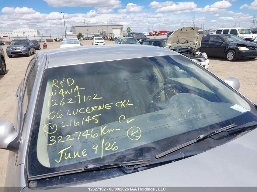 2006 Buick Lucerne Cxl VIN: 1G4HD57276U216145 Lot: 12627102x