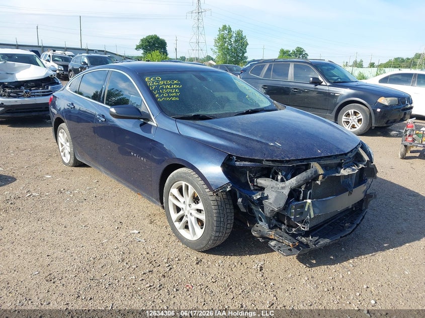 2017 Chevrolet Malibu 1Lt VIN: 1G1ZE5ST4HF139126 Lot: 12634306