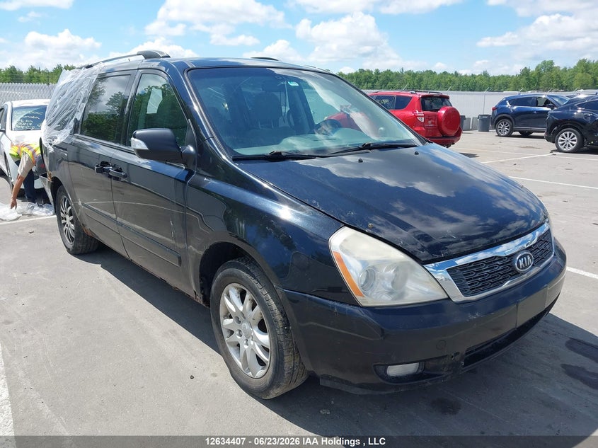 2011 Kia Sedona, Удар сзади, IAAI, VIN KNDMH4C75B6425580