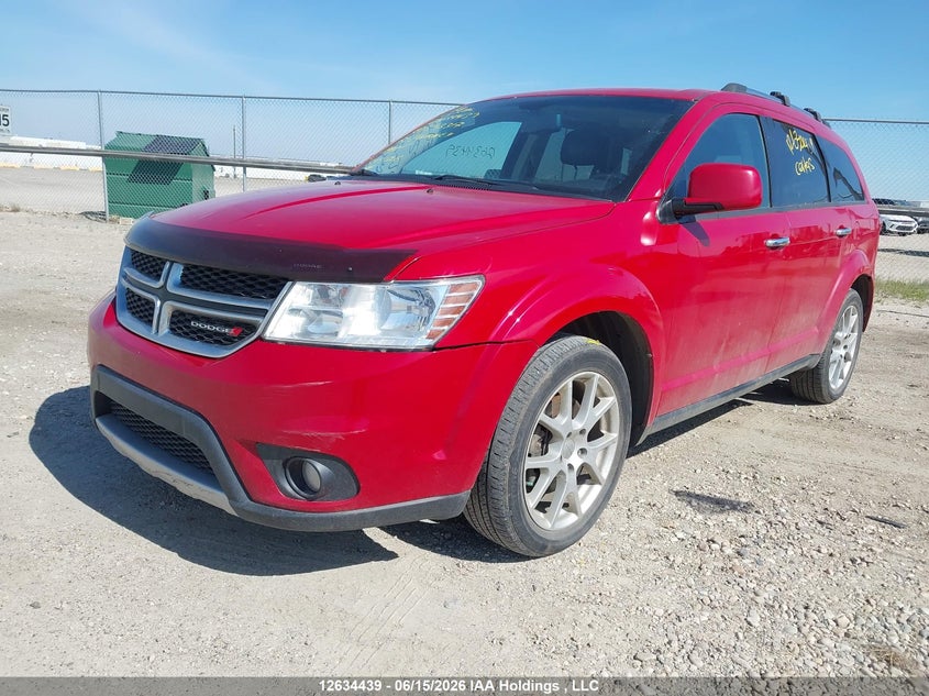 2015 Dodge Journey, Левый зад, IAAI, VIN 3C4PDDFG7FT593317 — фото 2