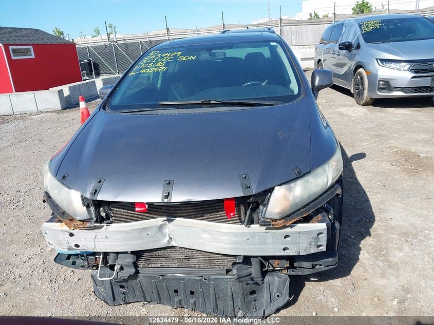 2013 HONDA CIVIC SEDAN 1.8L I4 FI SOHC 16V NF4