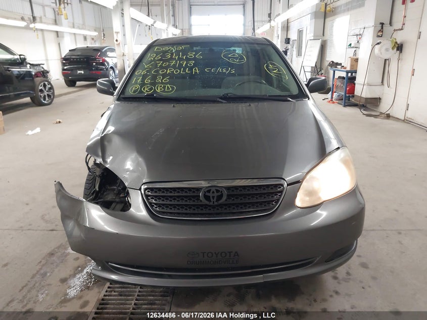 2006 TOYOTA COROLLA SEDAN 1.8L I-4 DOHC, VVT, 126HP