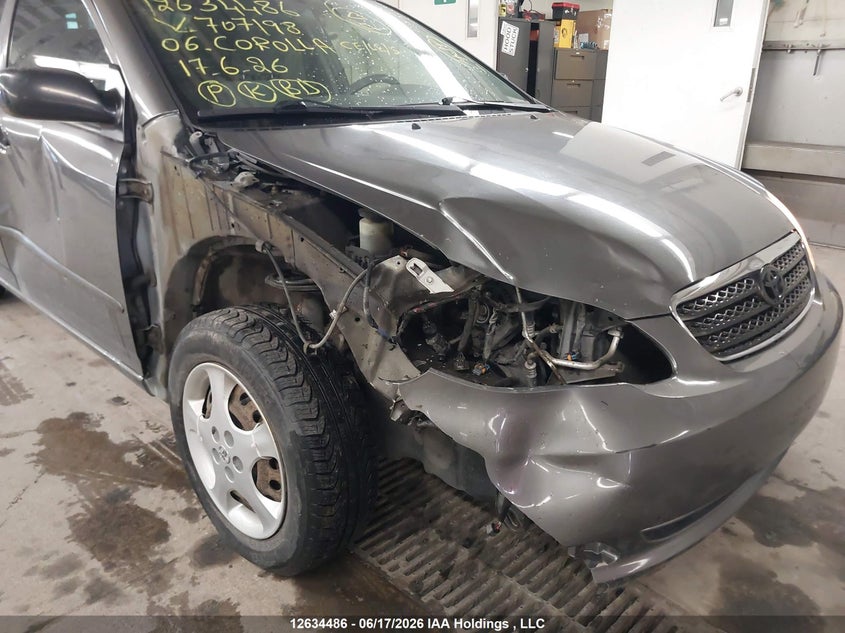 2006 TOYOTA COROLLA SEDAN 1.8L I-4 DOHC, VVT, 126HP