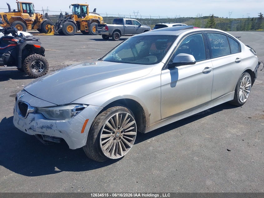 Vin: wba8e3g56gnu02834, lot: 3034952, bmw 328 xi sulev 20162