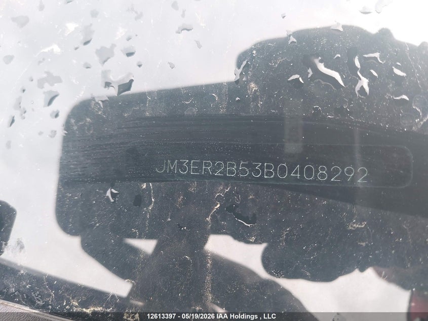 2011 Mazda Cx-7 Gx VIN: JM3ER2B53B0408292 Lot: 12613397x