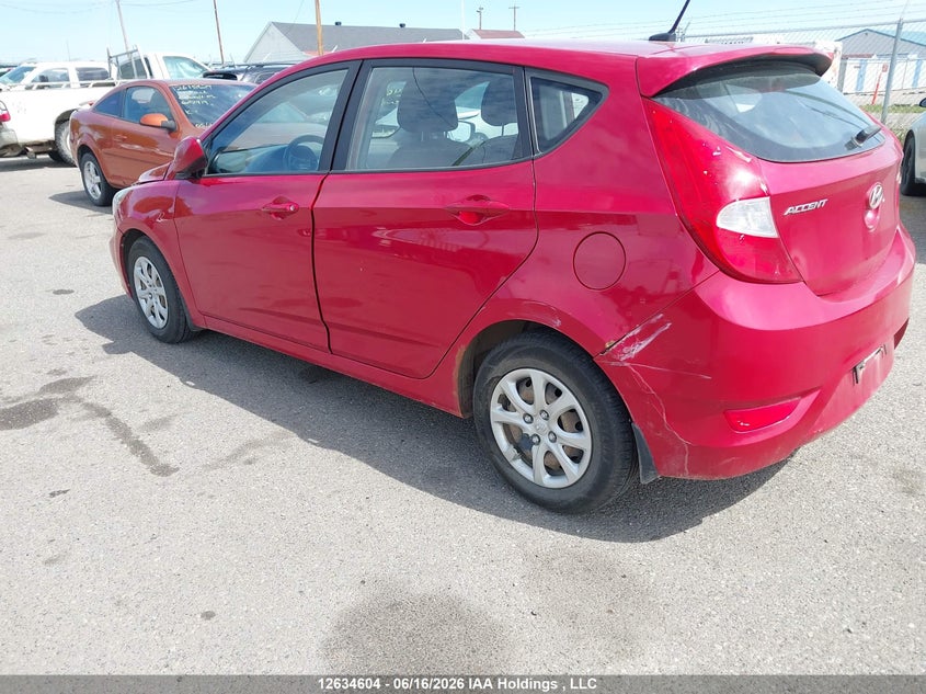 Vin: kmhct5ae7eu155250, lot: 3035064, hyundai accent gl 20143