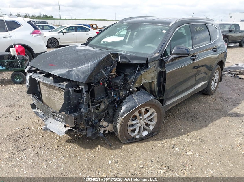 Vin: 5nms2cad4kh097227, lot: 3035082, hyundai santa fe se 20192