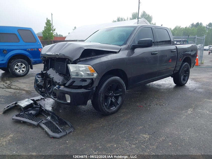 2018 Dodge RAM, Front, IAAI, VIN 1C6RR7LM9JS226393 — photo 2