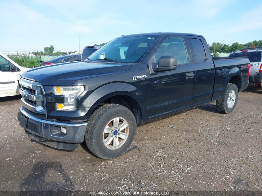 2015 Ford F-150, Front, IAAI, VIN 1FTEX1E83FFC38887 — photo 2