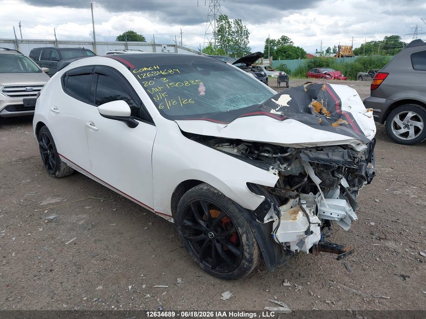 Vin: jm1bpamm1l1150835, lot: 3035152, mazda mazda3 gt 2020 img_1