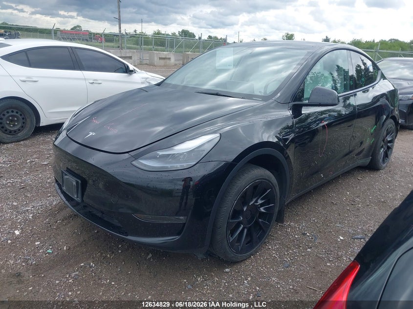 2023 Tesla Model Y, Удар сзади, IAAI, VIN LRWYGDEE9PC162936 — фото 2