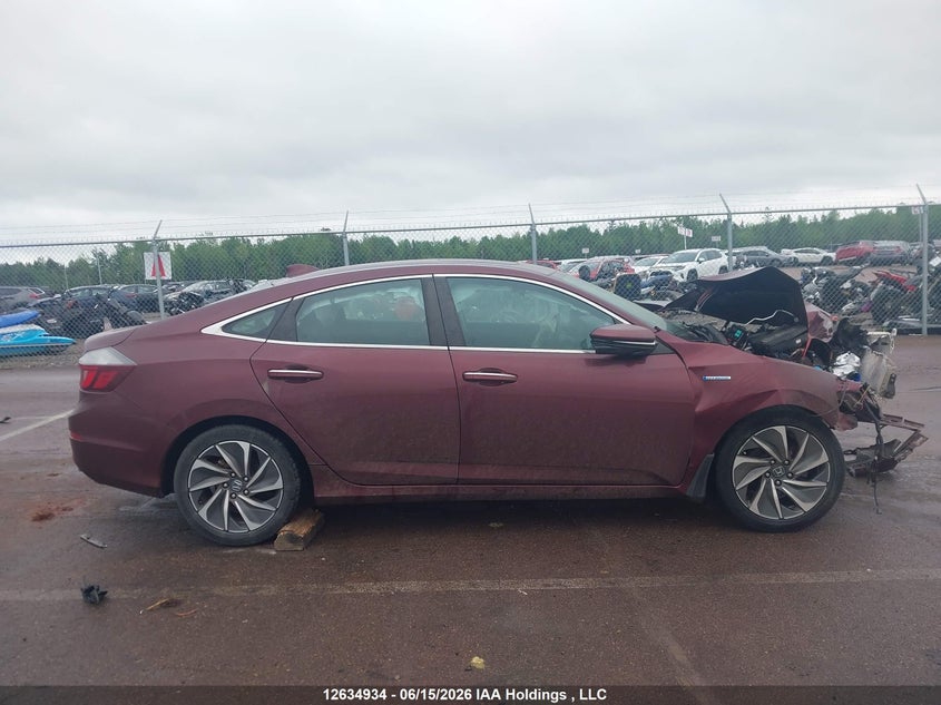 2020 Honda Insight Touring VIN: 19XZE4F75LE400250 Lot: 12634934