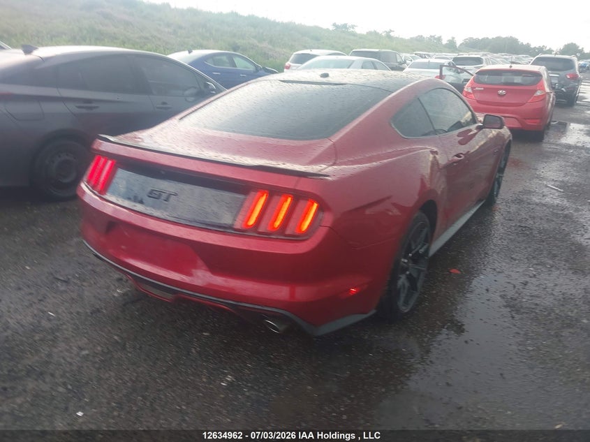 Vin: 1fa6p8cf2h5285194, lot: 3035427, ford mustang gt/gt premium 20174