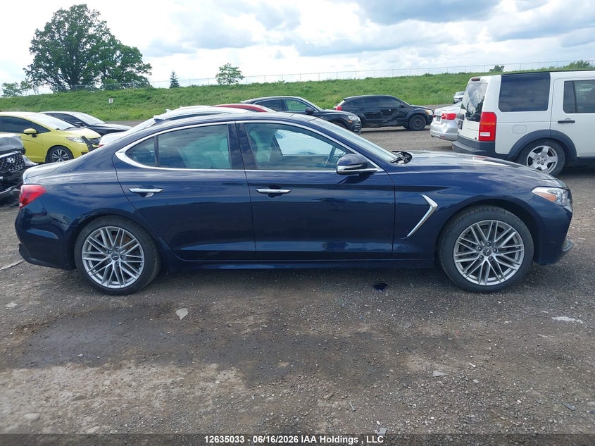 2020 Genesis G70 VIN: KMTG64LA1LU039445 Lot: 12635033