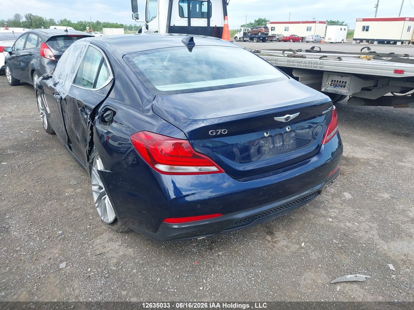 2020 Genesis G70 VIN: KMTG64LA1LU039445 Lot: 12635033