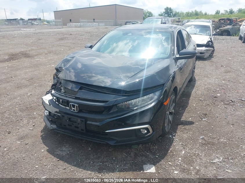 2020 Honda Civic, Front, IAAI, VIN 2HGFC1F94LH104635 — photo 2
