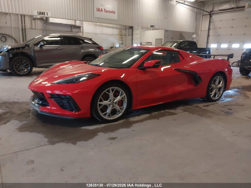 2020 Chevrolet Corvette, Удар сзади, IAAI, VIN 1G1Y83D43L5110700 — фото 2