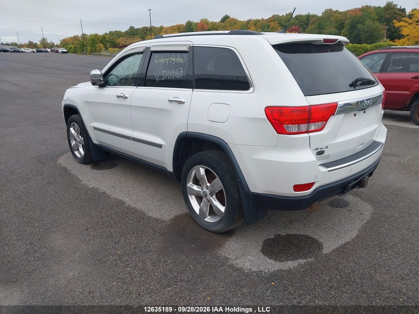 Vin: 1c4rjfcg2dc510967, lot: 3035677, jeep grand cherokee overland 20133