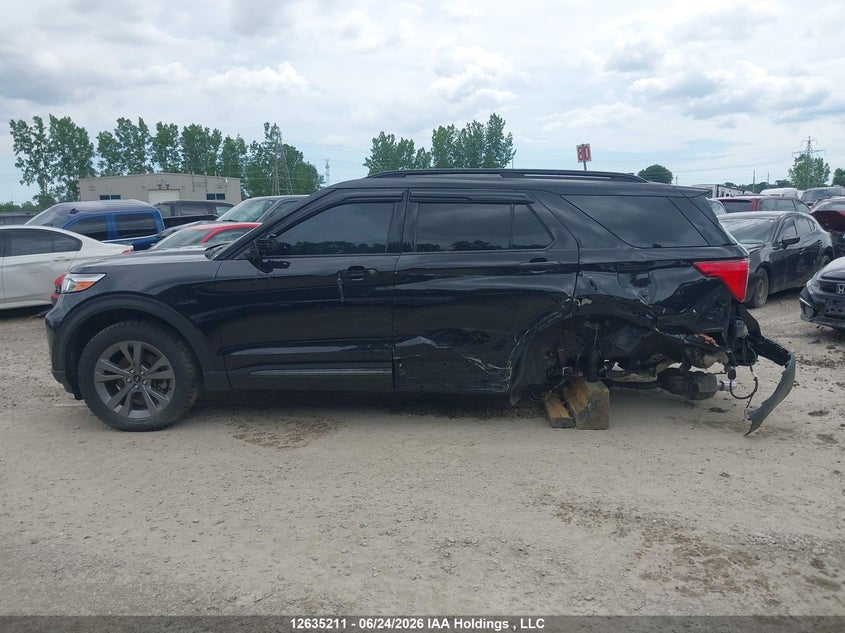 2022 Ford Explorer Xlt VIN: 1FMSK8DH5NGA03178 Lot: 12635211