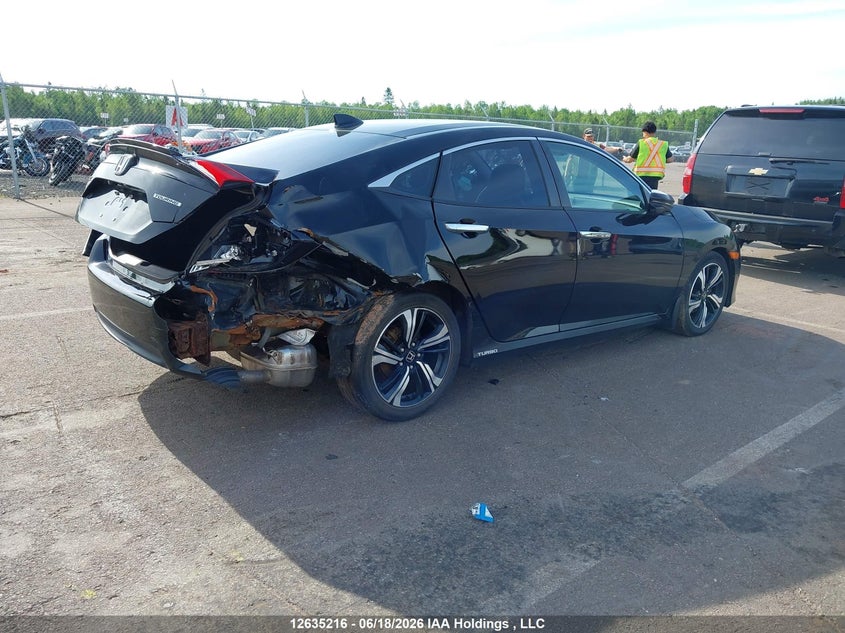 Vin: 2hgfc1f95gh112331, lot: 3035704, honda civic touring 20164