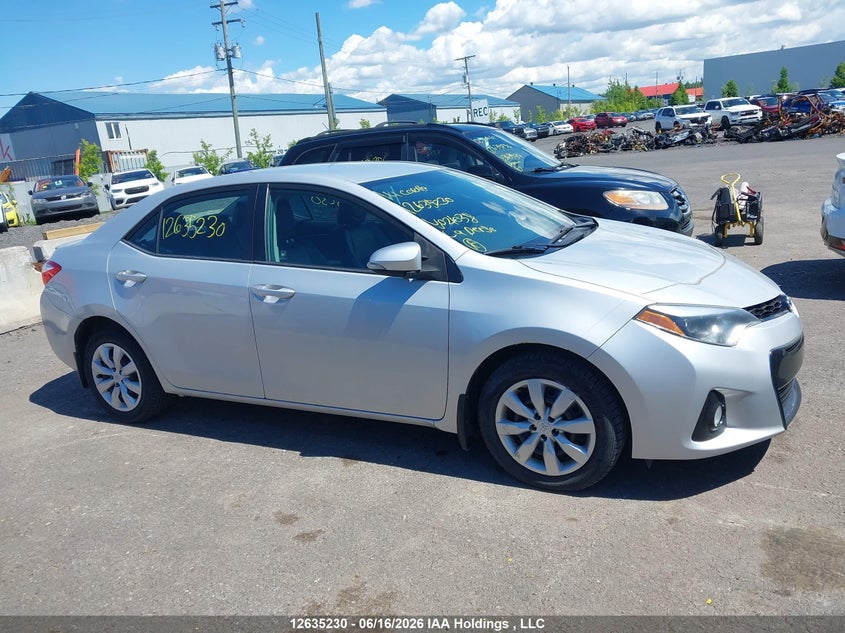 2014 TOYOTA COROLLA SEDAN 1.8L I-4 DOHC, VVT, 132HP
