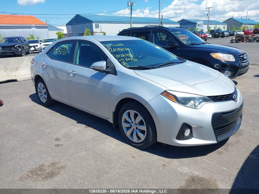 2014 TOYOTA COROLLA SEDAN 1.8L I-4 DOHC, VVT, 132HP