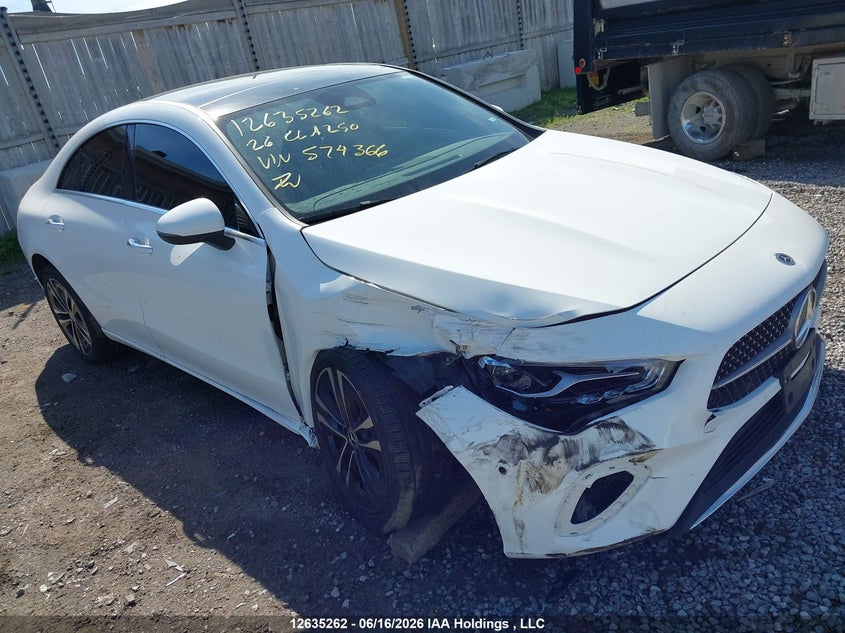 2026 MERCEDES-BENZ CLA-KLASSE SEDAN 2.0L I-4 DI, DOHC, VVT, TURBO, 221HP