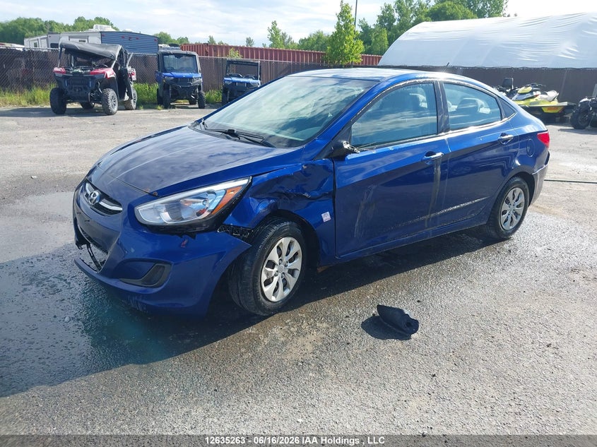 2017 Hyundai Accent, Left Front, IAAI, VIN KMHCT4AEXHU290950 — photo 2