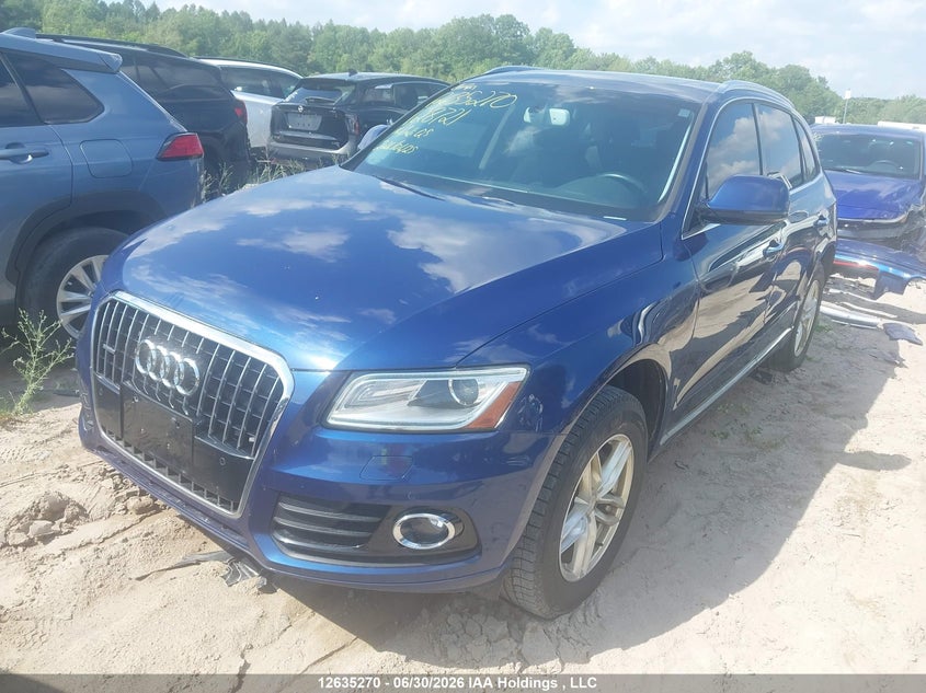 2016 Audi Q5, Rear, IAAI, VIN WA1L2AFP5GA128721 — photo 2