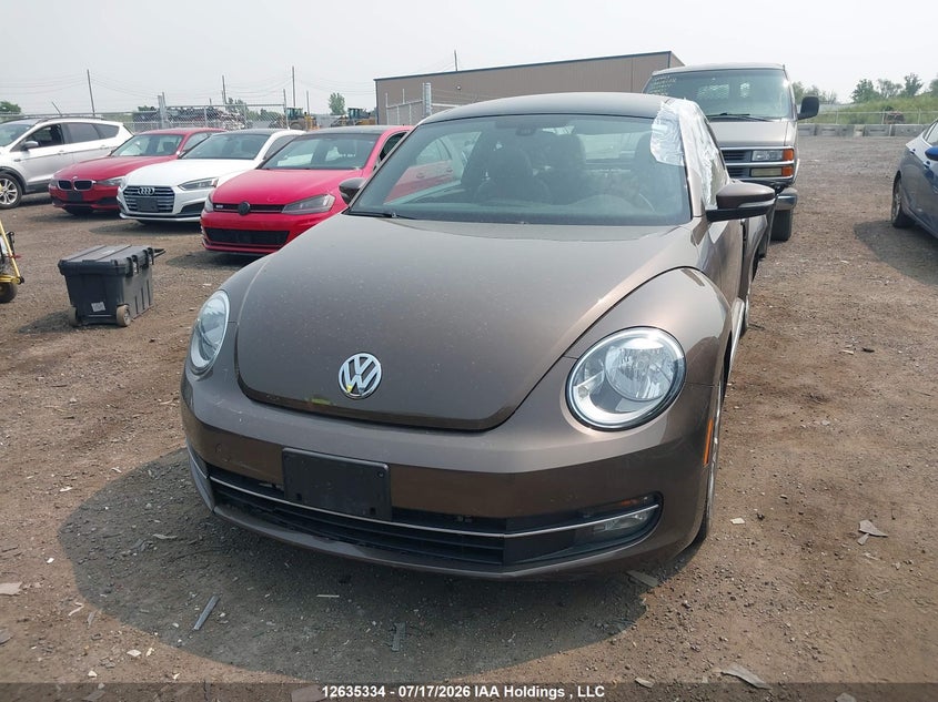 2015 Volkswagen Beetle, Удар ззаду, IAAI, VIN 3VWJ07AT3FM630295 — фото 2