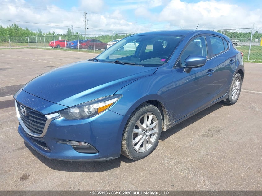 Vin: jm1bn1l79h1119146, lot: 3035902, mazda 3 touring 20172