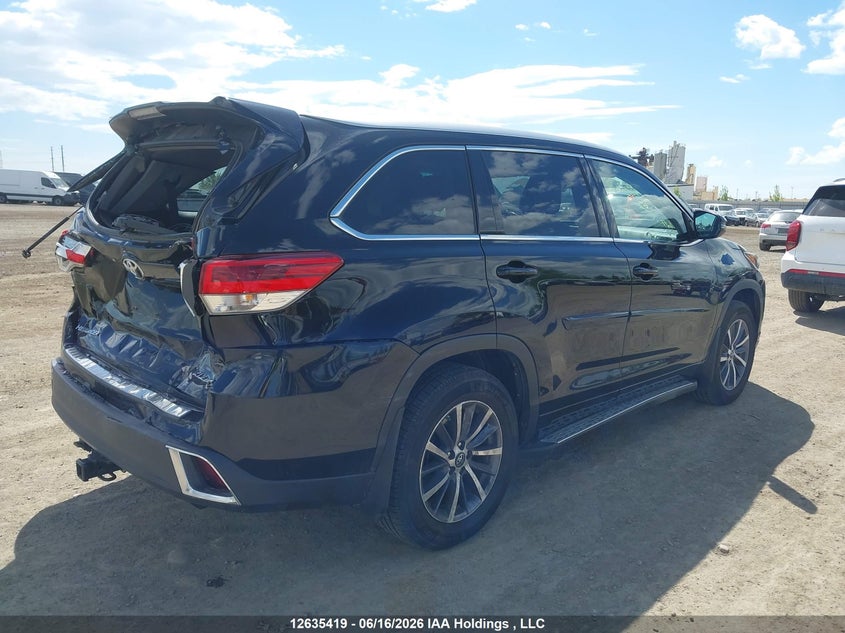Vin: 5tdjzrfh3hs471936, lot: 3035928, toyota highlander xle 20174