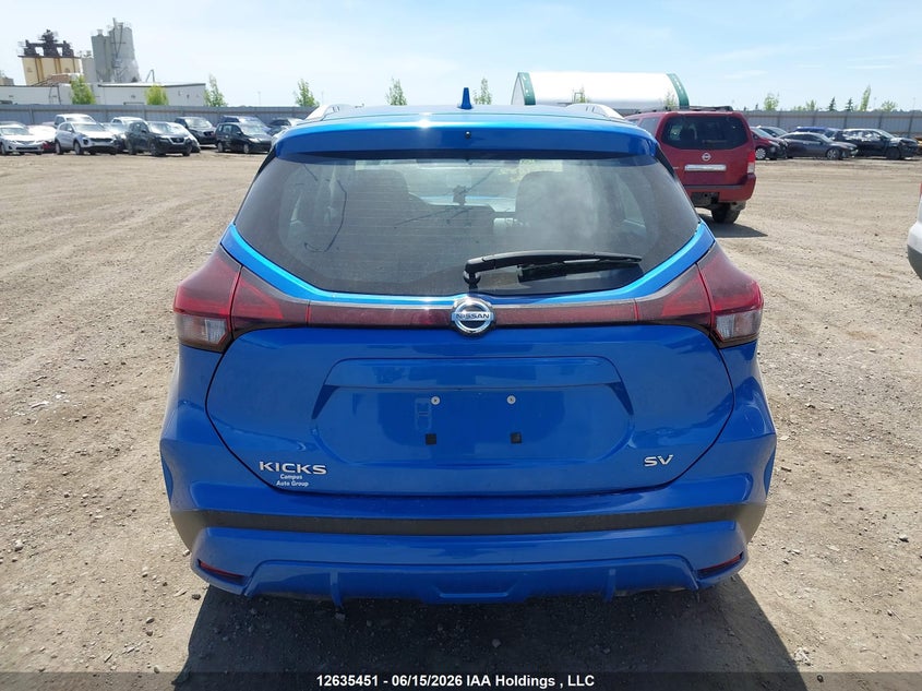 2021 Nissan Kicks Sv VIN: 3N1CP5CV4ML469682 Lot: 12635451