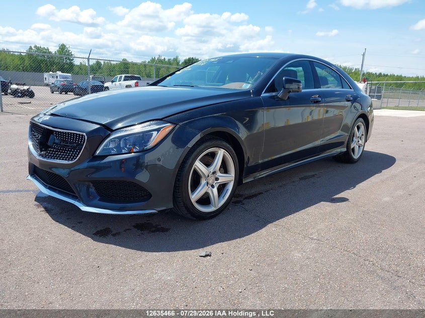 2015 Mercedes-Benz Cls 400 4Matic, Front, IAAI, VIN WDDLJ6HB2FA147528 — photo 2