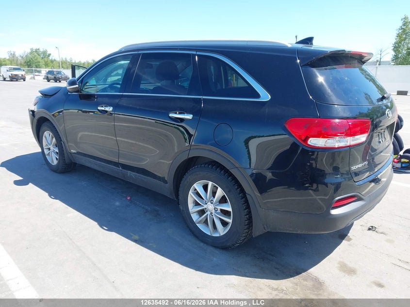 Vin: 5xypgda19jg390021, lot: 3036001, kia sorento lx/l 20183
