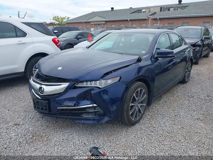 2015 Acura TLX, Удар спереди, IAAI, VIN 19UUB3F52FA801730 — фото 2