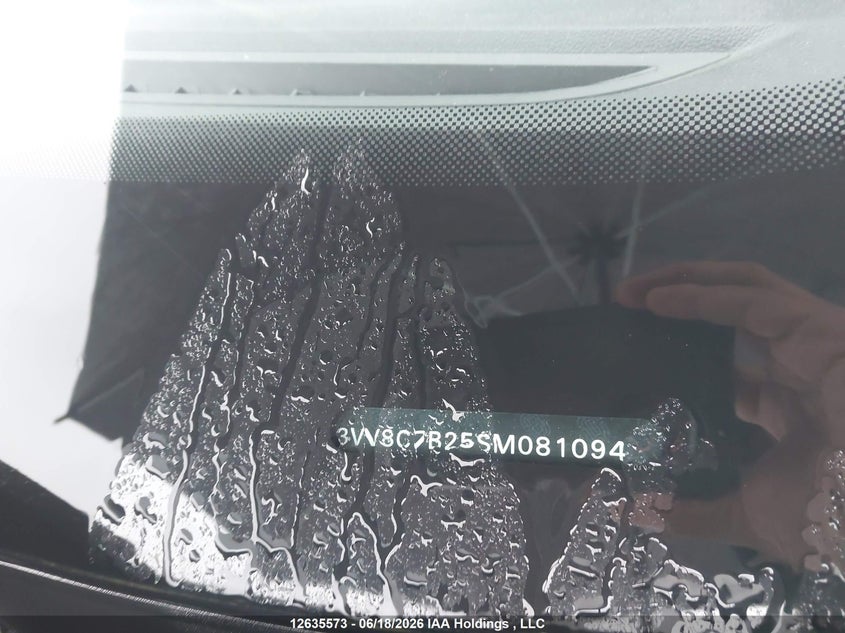 2025 Volkswagen Taos VIN: 3VV8C7B25SM081094 Lot: 12635573