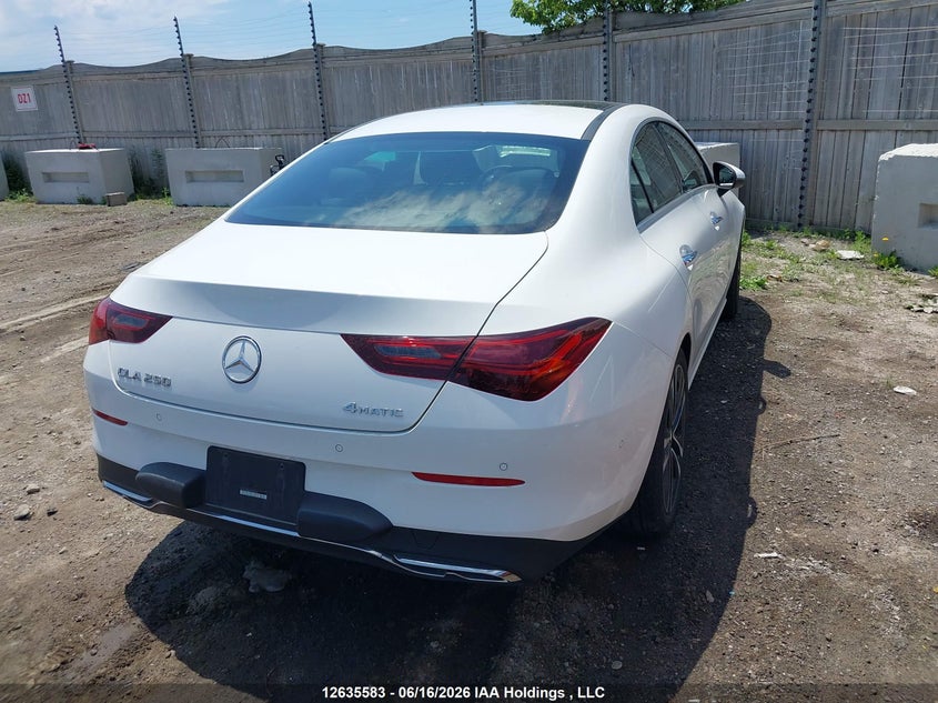 2026 MERCEDES-BENZ CLA-KLASSE SEDAN 2.0L I-4 DI, DOHC, VVT, TURBO, 221HP