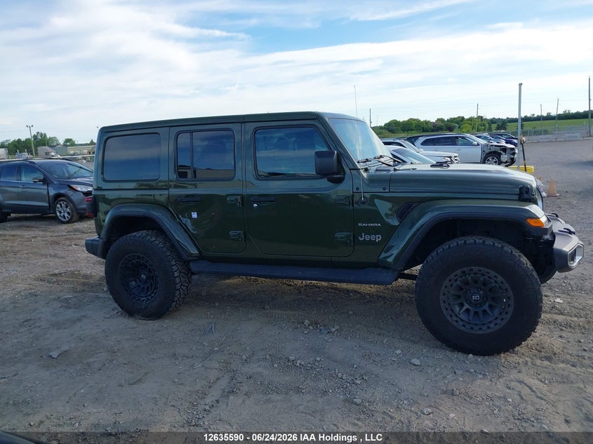 2021 Jeep Wrangler Unlimited Sahara VIN: 1C4HJXEN2MW579587 Lot: 12635590