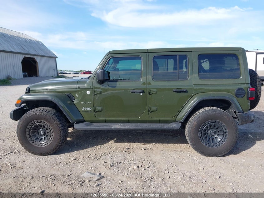 2021 Jeep Wrangler Unlimited Sahara VIN: 1C4HJXEN2MW579587 Lot: 12635590