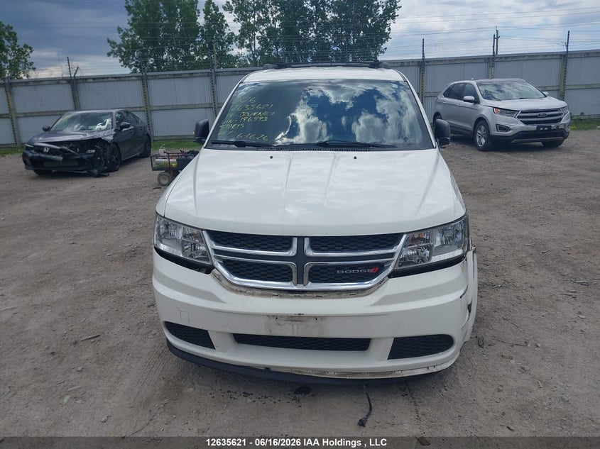2014 Dodge Journey Se VIN: 3C4PDCAB6ET196993 Lot: 12635621